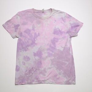 Extra comfy pink/lavender tie dye shirt size S